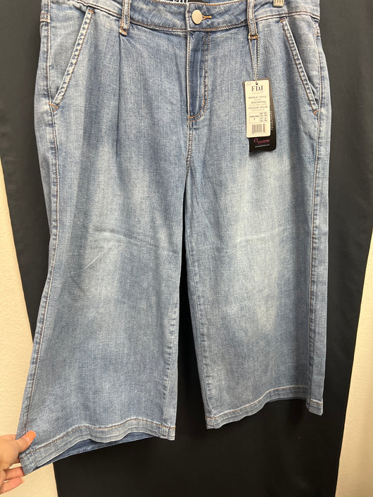 FDJ Olivia wide capri medium blue