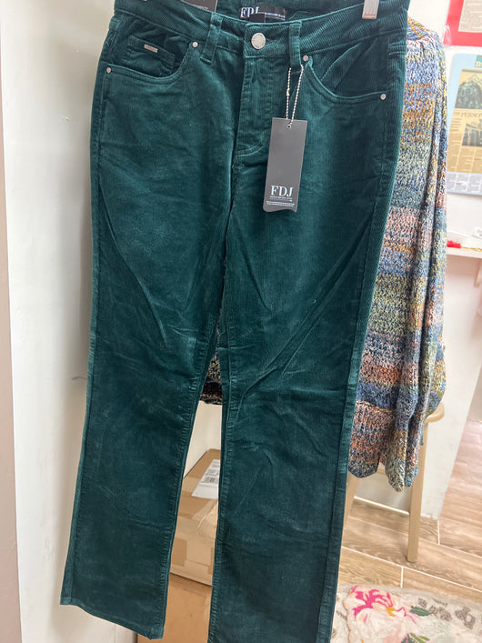 FDJ spruce green corduroy Olivia