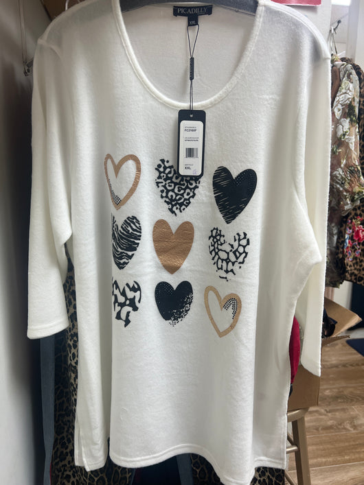 Picadilly hearts top
