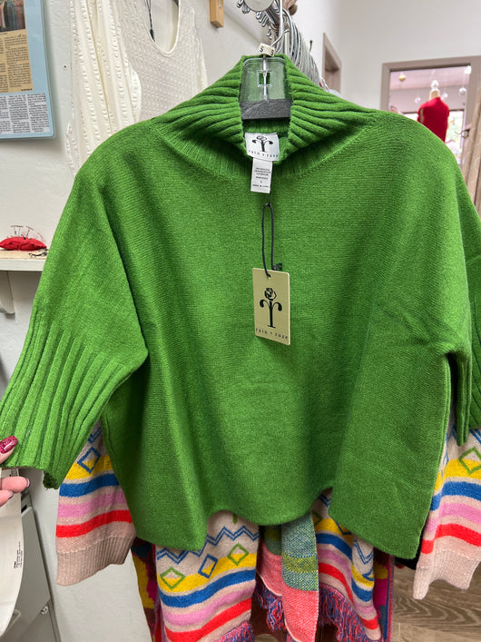 Rain & Rose olive sweater