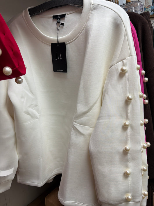 Joh white pearl top