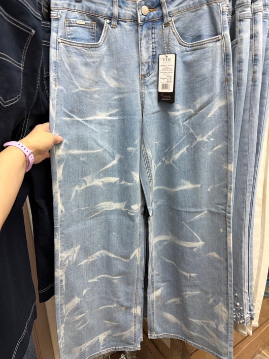 FDJ Olivia Marbled Palazzo Pant