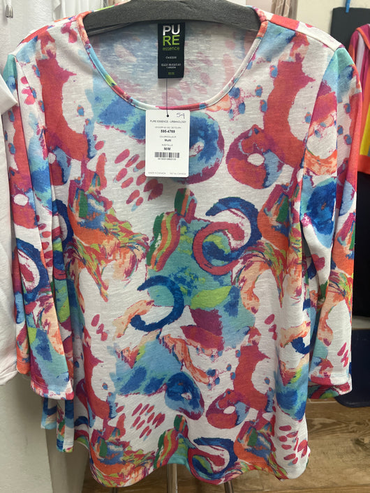 Pure multi 3/4 tunic