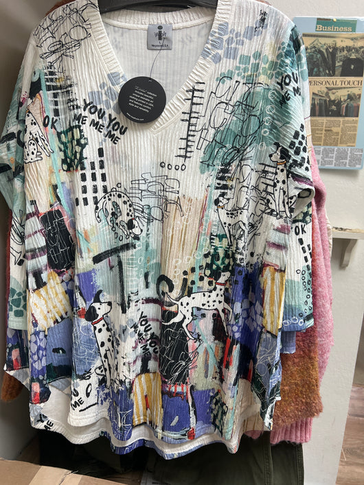 INoah v neck dalmations tunic