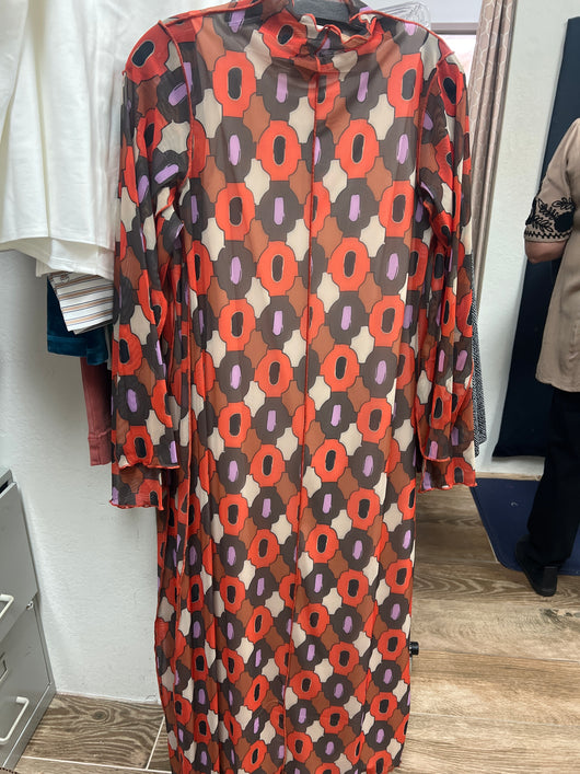 Isle opera Juliette orange multi dress
