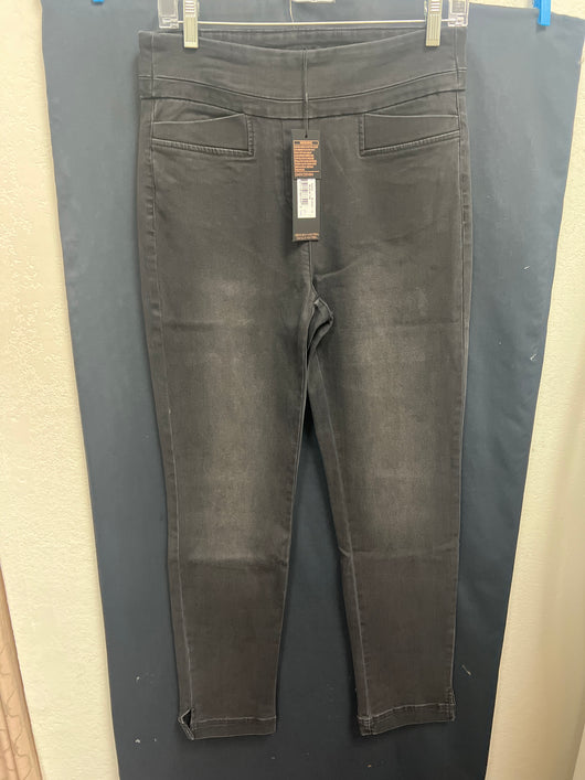 Renuar black denim pull on jeans