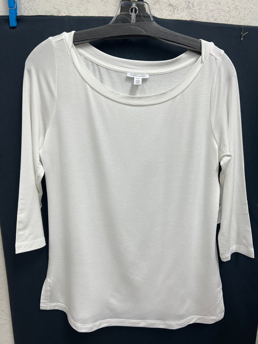 Tribal 3/4 sleeve crew neck top cream