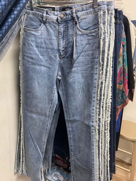 FDJ Suzanne straight leg fray jeans