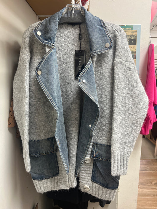 FunSport denim & grey jacket