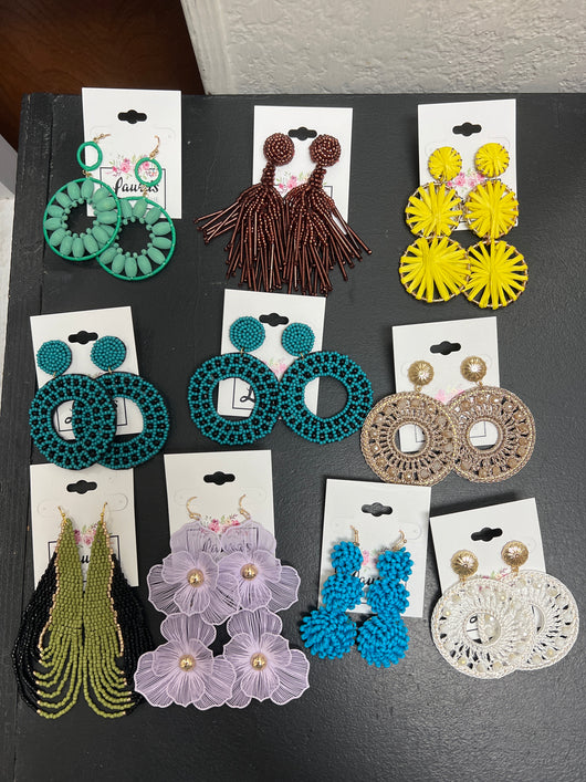 Statement earrings