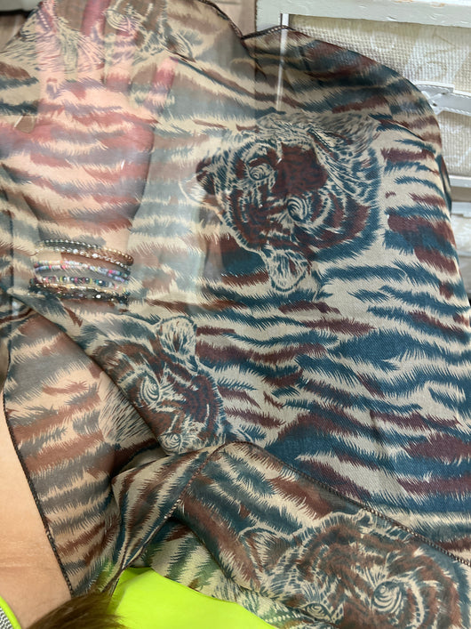 Tiger scarves