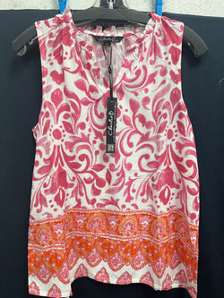 Charlie B clementine print tank