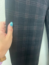 Renuar plaid pull on pants