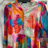 APNY multi watercolor dress
