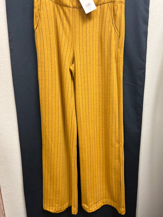 Isle mustard wide leg legacy pants