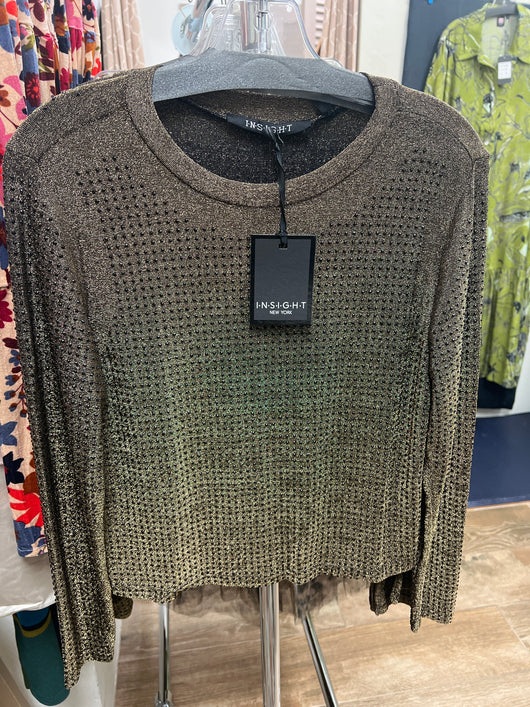 Insight bling top gold