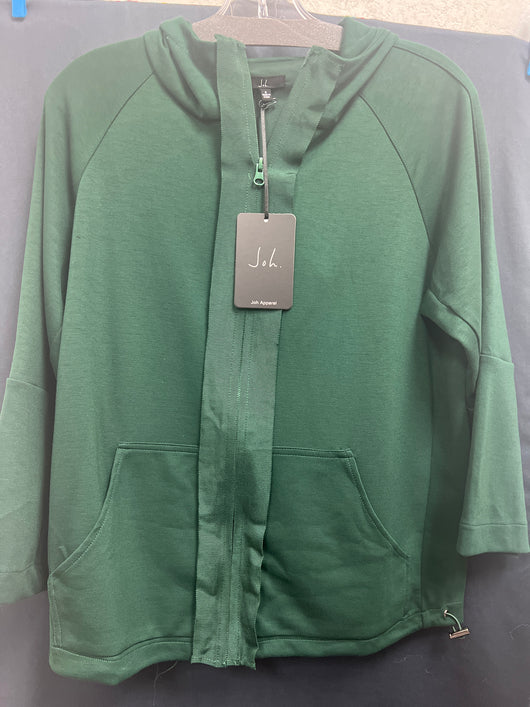 JOH hunter green zip up jacket