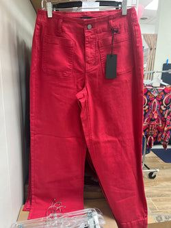 APNY red wide leg jeans