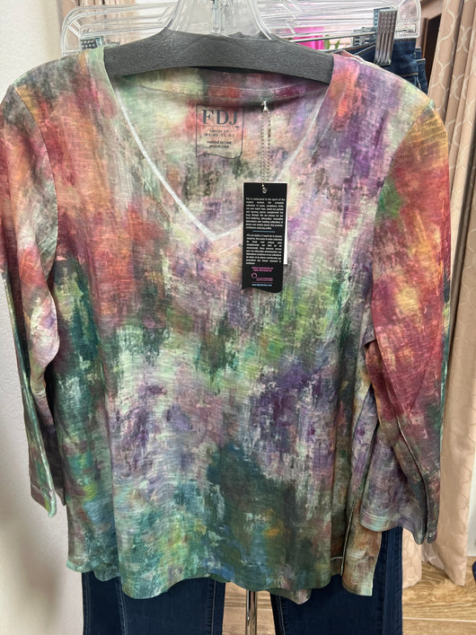 FDJ floral blur top