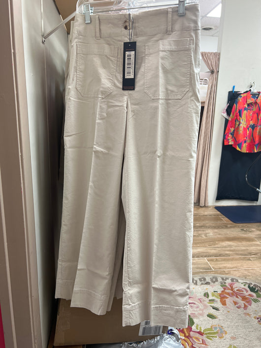 Renuar super stretch crop pant oyster