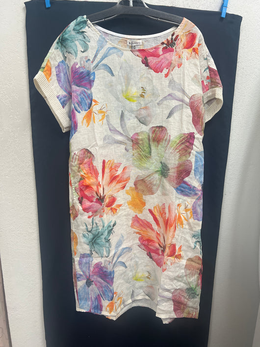 Spanner linen wildflower dress