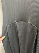 Kozan ribbed black Diana maxi dress