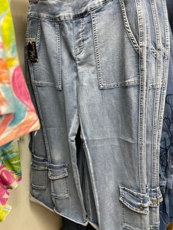 Ethyl cargo pull on pants