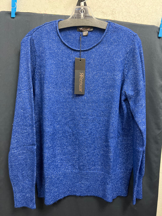 Renuar crew neck sweater lapis blue