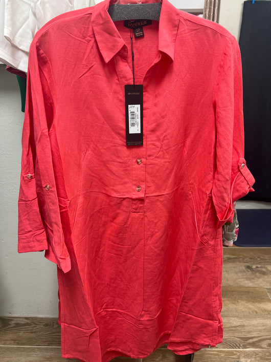 Renuar corally 3/4 sleeve shirt dress