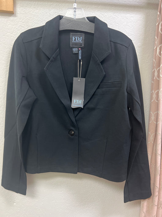 FDJ ponte knit black blazer