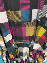 Kozan plaid multi Miranda dress