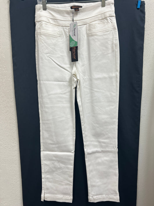 Renuar tencel pull on ankle pant crème