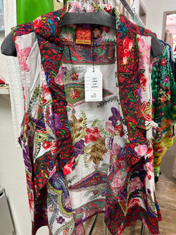 ANU bonsai embroidered vest
