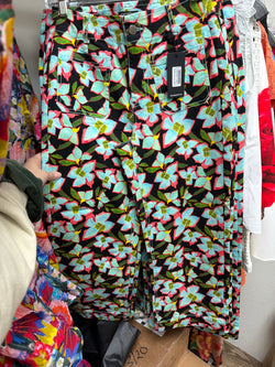 APNY black turquoise multi jeans