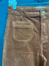 Charlie B patch pocket pants corduroy terra cotta