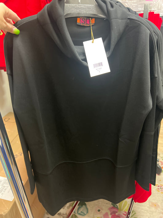 Isle smoky black coley tunic
