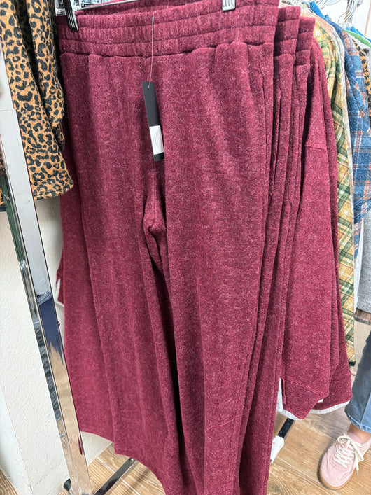 Nally & Millie crimson pants