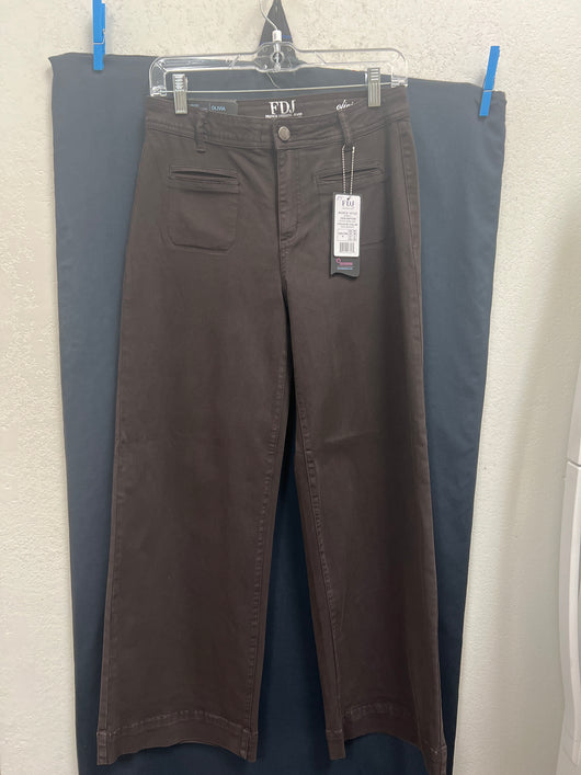 FDJ Olivia wide leg jeans rich brown