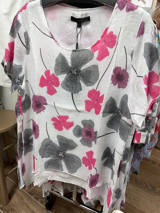 Funsport pink blossom top