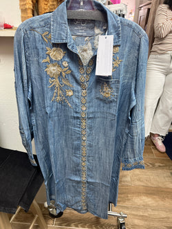 Caite chambray dress