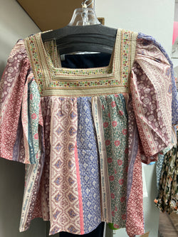 Davi & Dani wallpaper flowy blouse