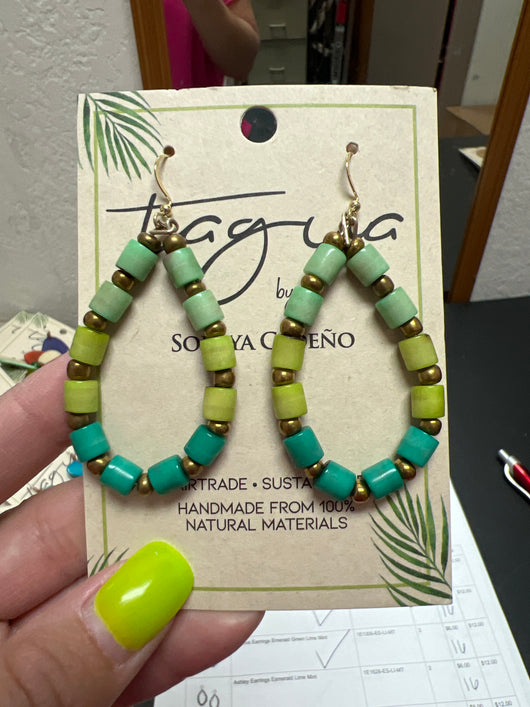 Tagua Ashley earrings