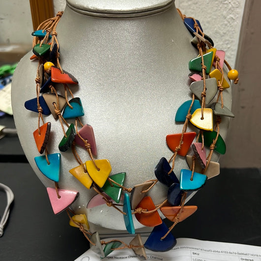 Tagua Fuji necklace