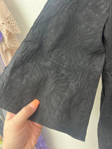 Spanner black embossed dress