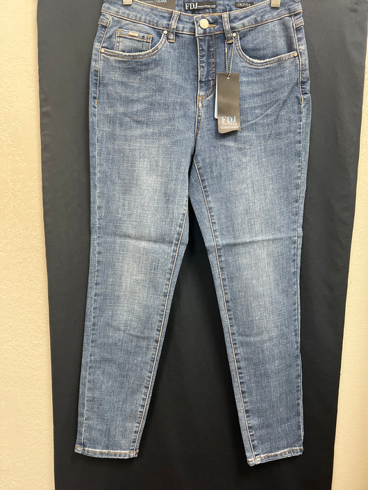 FDJ Olivia slim ankle medium wash jeans