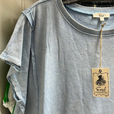 Easel light blue oversized shirt