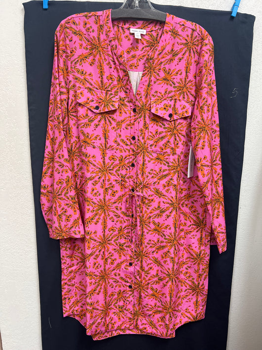Tribal flamingo pink dress