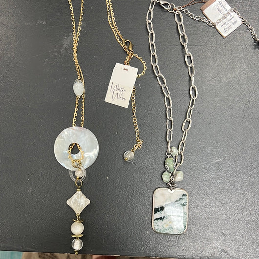 Water & Wave statement necklaces