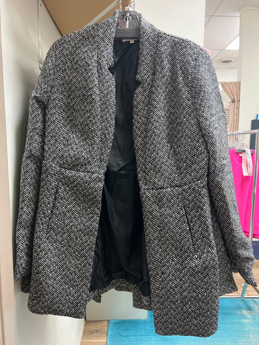 Entro black white tweed jacket
