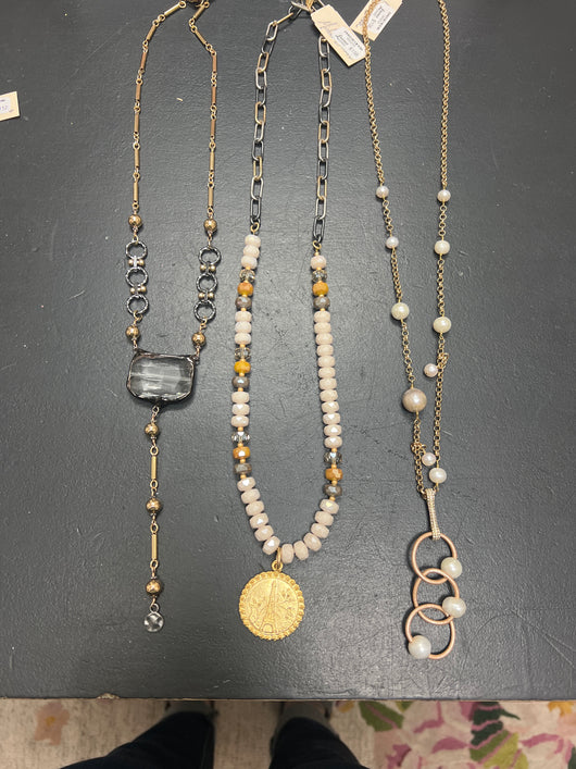 Michele Busch long necklaces